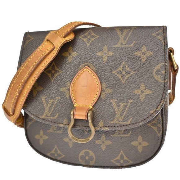 LOUIS VUITTON Mini Saint Cloud Shoulder Bag Monogram Leather BN M51244 69EA365 - Picture 1 of 15